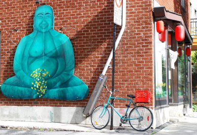 Buddha's bicycle.