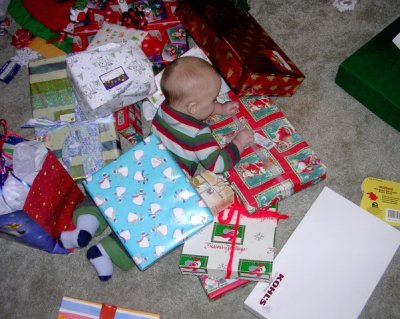 Smothered in presents