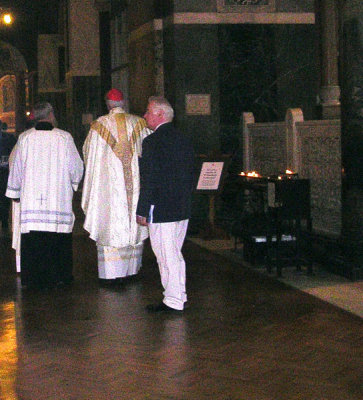 The Cardinal after the Solemn Mass at Westminster Cathedral