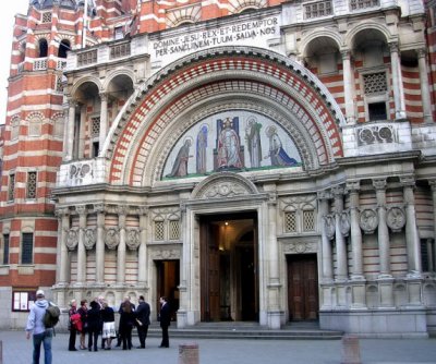 Outside of Westminster Cathedral