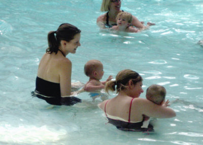 Swimming in the adult pool