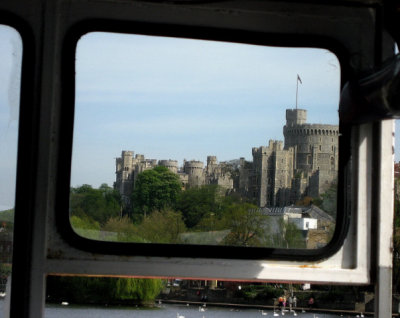 Castle from the tilting boat