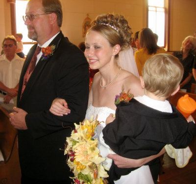 Carrying the ring bearer