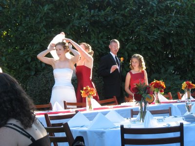 de-veiling the bride