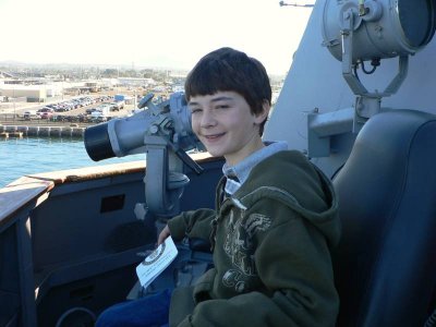 Teddy on Pinckney bridge wing