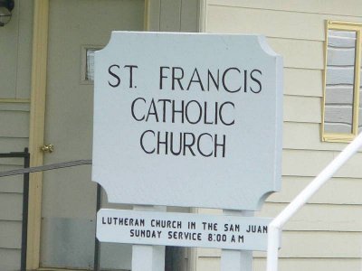 CATHOLIC CHURCH SIGN