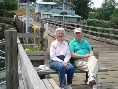 JOANNE & TED ON MAIN PIER