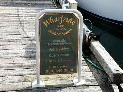 WHARFSIDE BnB SIGN