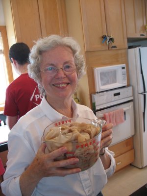 Mom and her lunch