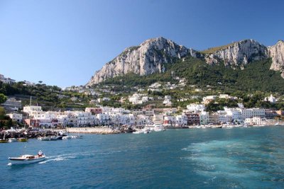 Arriving in Capri