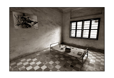 Torture room in Tuol Sleng