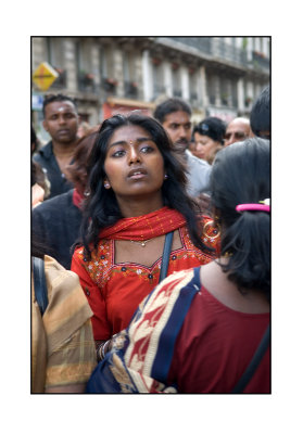 in the crowd