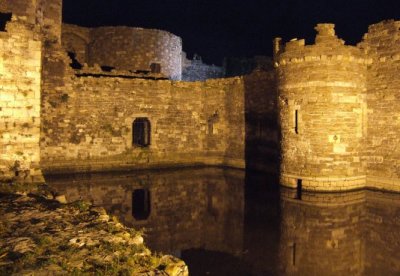 Beaumaris Castle at night - 4
