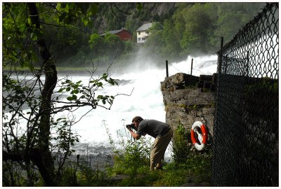 Fishing for pictures in Gaula river