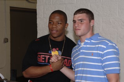 HeisMan Hopeful RAY RICE at THE  Hollow  June 9, 2007 W.F. Imaging
