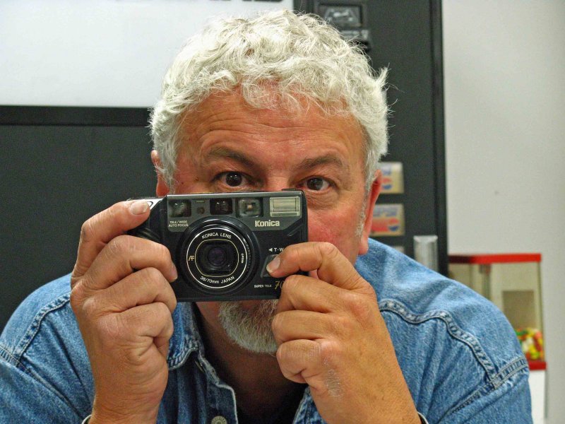  Pete With  Konica Early 80s 35mm Auto Camera