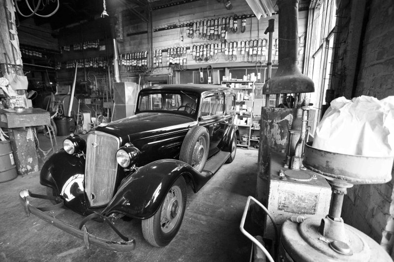  Inside old Garage In Almira