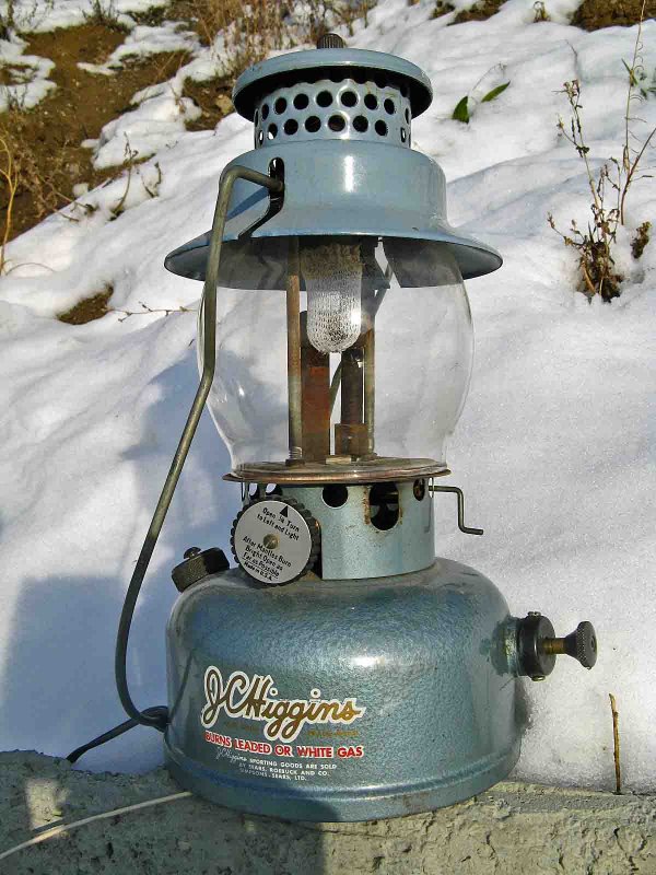  1960s J.C. Higgins Single Mantle Lantern.