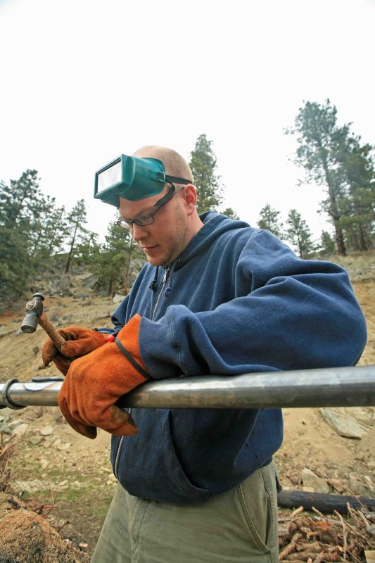  Jonathan Vollmer Working On His Next  Metal Art Piece
