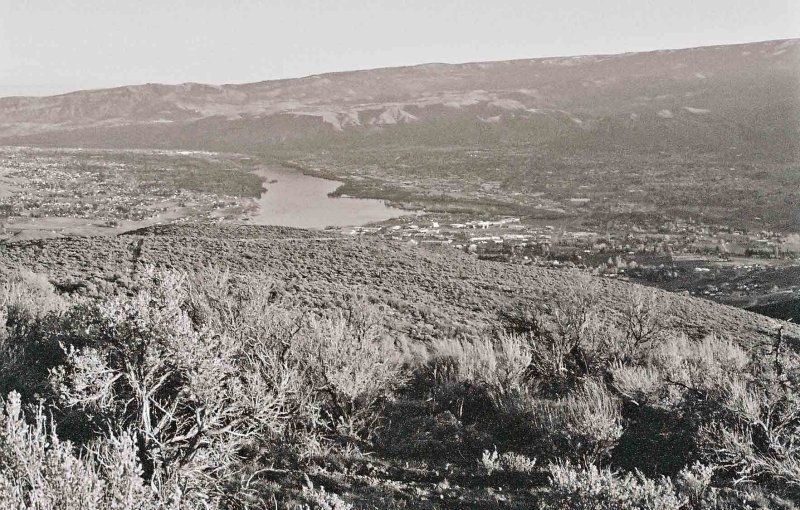  View Of Wenatchee From Slopes Of Birch Mountain.