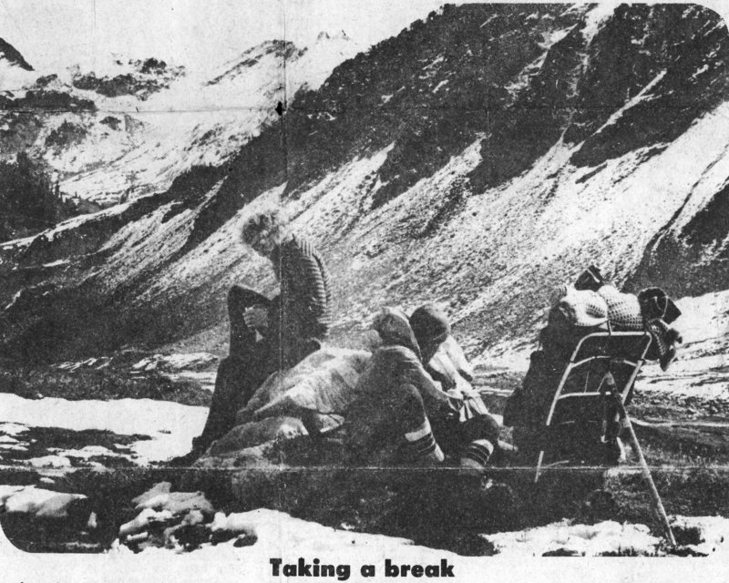 Newspaper Clipping Of Me And Lars Onsrud ( Norway) At Fire Mountain Pass