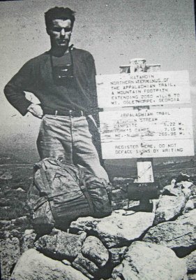 Earl Shafer 1948 At Finish of his first AT  Thru -hike