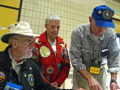  Veteran Hikers Help At Information And Check-In Table