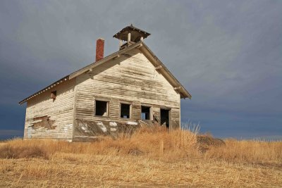  School House  Along U.S. 2 east of Farmer