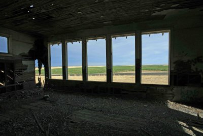  View From Inside Farmer School House Remains