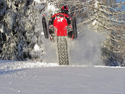 Jason Compton Playing With His Polaris 800