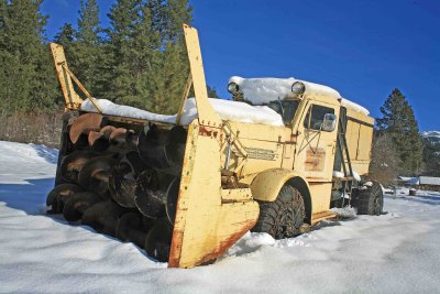  State Highway  Snow Ogger Abandoned In Liberty