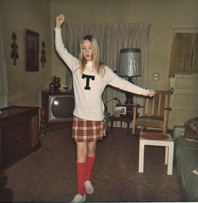  Little Barbie Practicing Her Cheers ( 6th Grade, 1974)