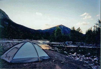  Camping Along The  Sun River In Bob Marshall Wilderness