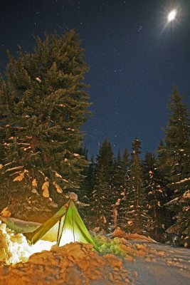  Camping Under The Moon And Stars