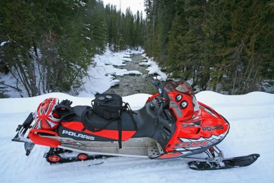  My Sled With View Of Upper Entiat River