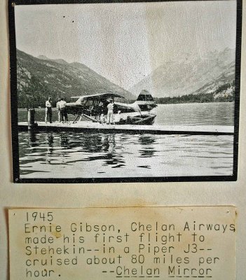 Enie Gibson, Flying Legend Around Lake Chelan