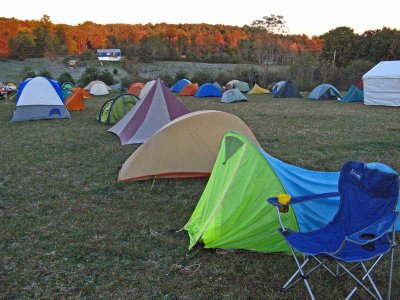  Tents Of All Types Set Up At Pipestem