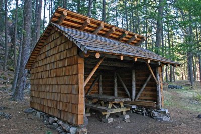  New Shelter Built In Lucerne Campground