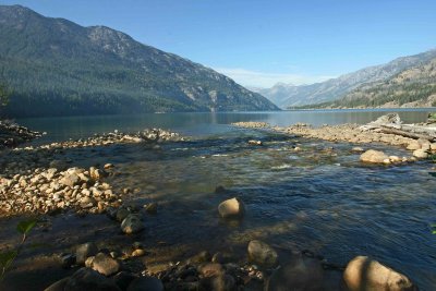  Railroad Creek Dumping Into Lake Chelan