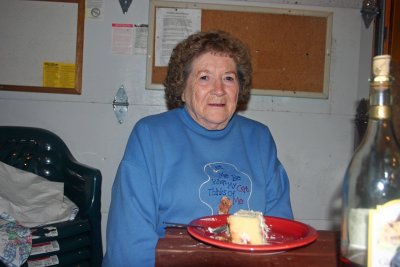  One Of The Last  Old Timers Lucerne Residents Celibrating Here 84th Birthday