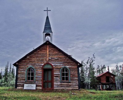 Fort Selkirk Church ( Dates Past Gold Rush Days!)