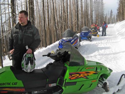  Lucky Rider Reflects After  Close Call On His Snowmobile