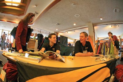  Andy Skurka ( Middle) Working At  Go-Light Booth