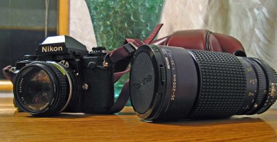  Nikon F3 With F1.4 Lens And Tokina 35mm-200mm Lens
