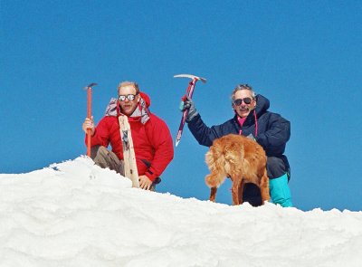  Me And Dave Hatfield On Adams Summit,, ( with someones dog)