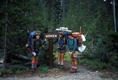  Jean Ellis On Left And Her Partners On Their 1976 PCT Hike