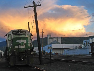  Switcher Tied Up In Standar Oil Spur