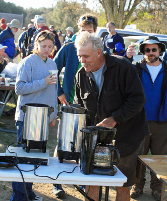 Jeff Working Hard Making Coffee