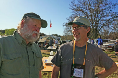Ron Moak And Carl Siechart Chatting Over Old Times