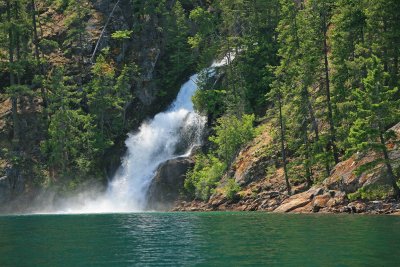  Dompke Falls Along Shores Of Lake Chelan